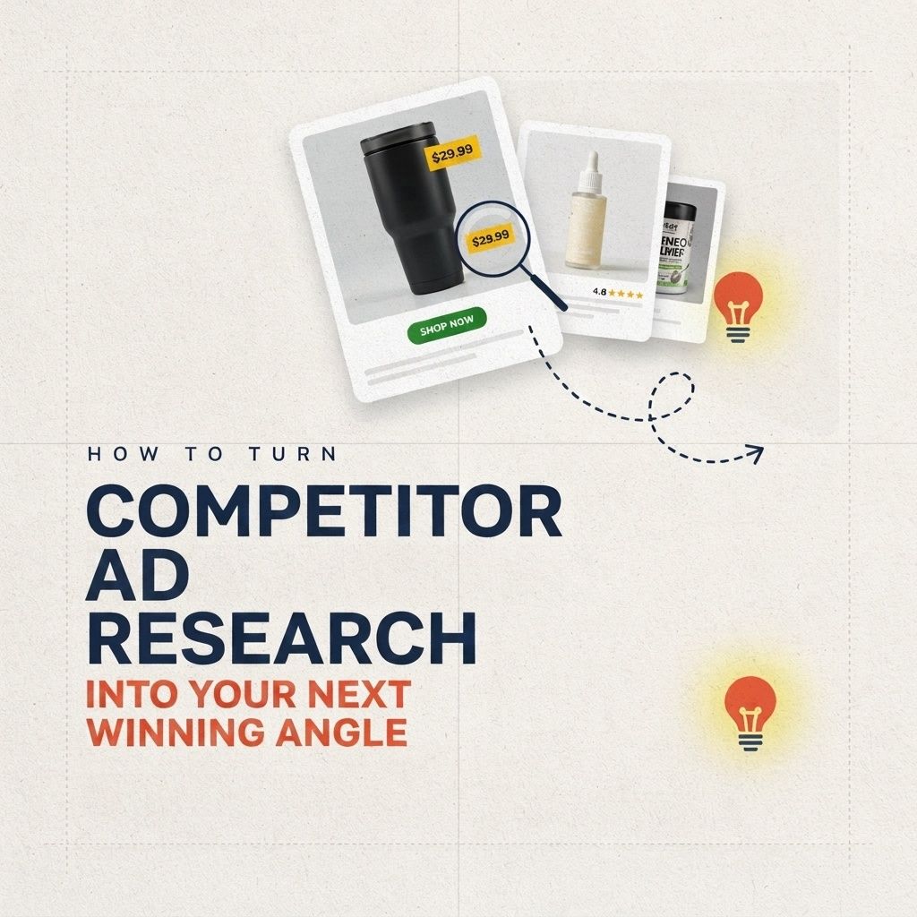 How to Turn Competitor Facebook Ad Research Into Your Next Winning Angle